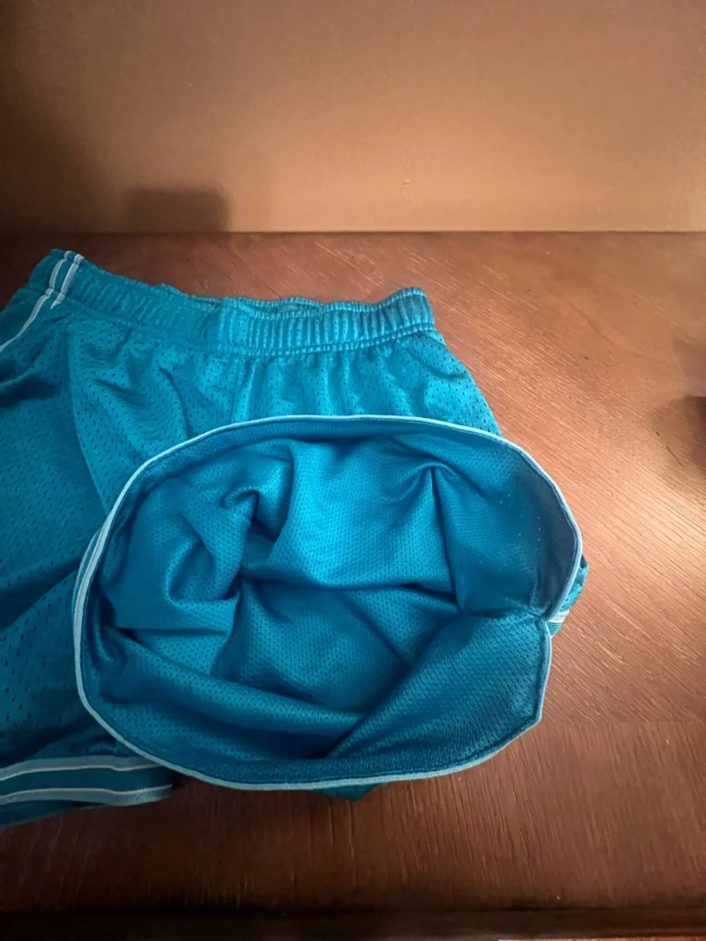 Nike Dri-FIT Mesh Basketball Shorts Size L Teal - Picture 7 of 7